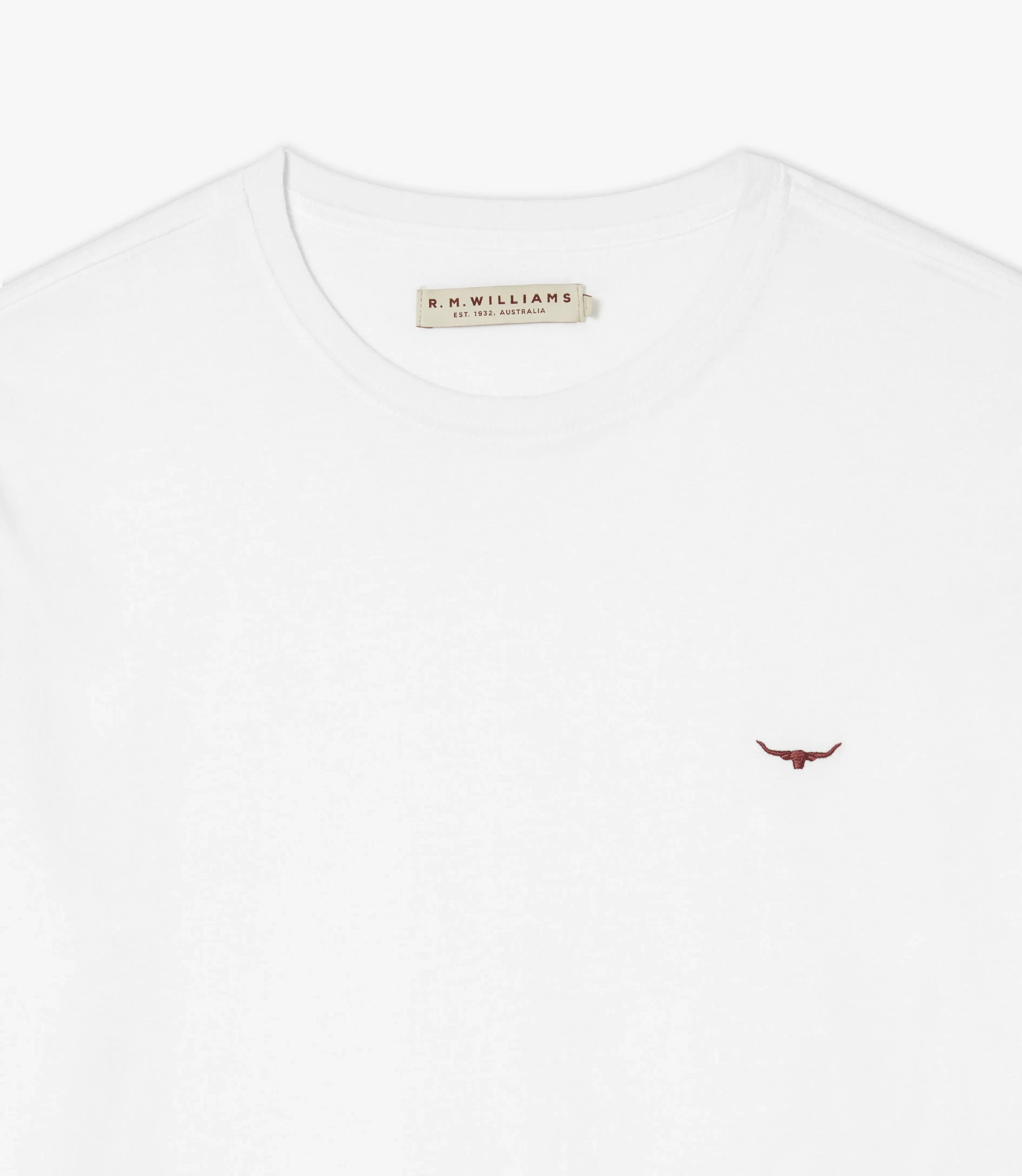 Parson T-shirt - White/Chestnut