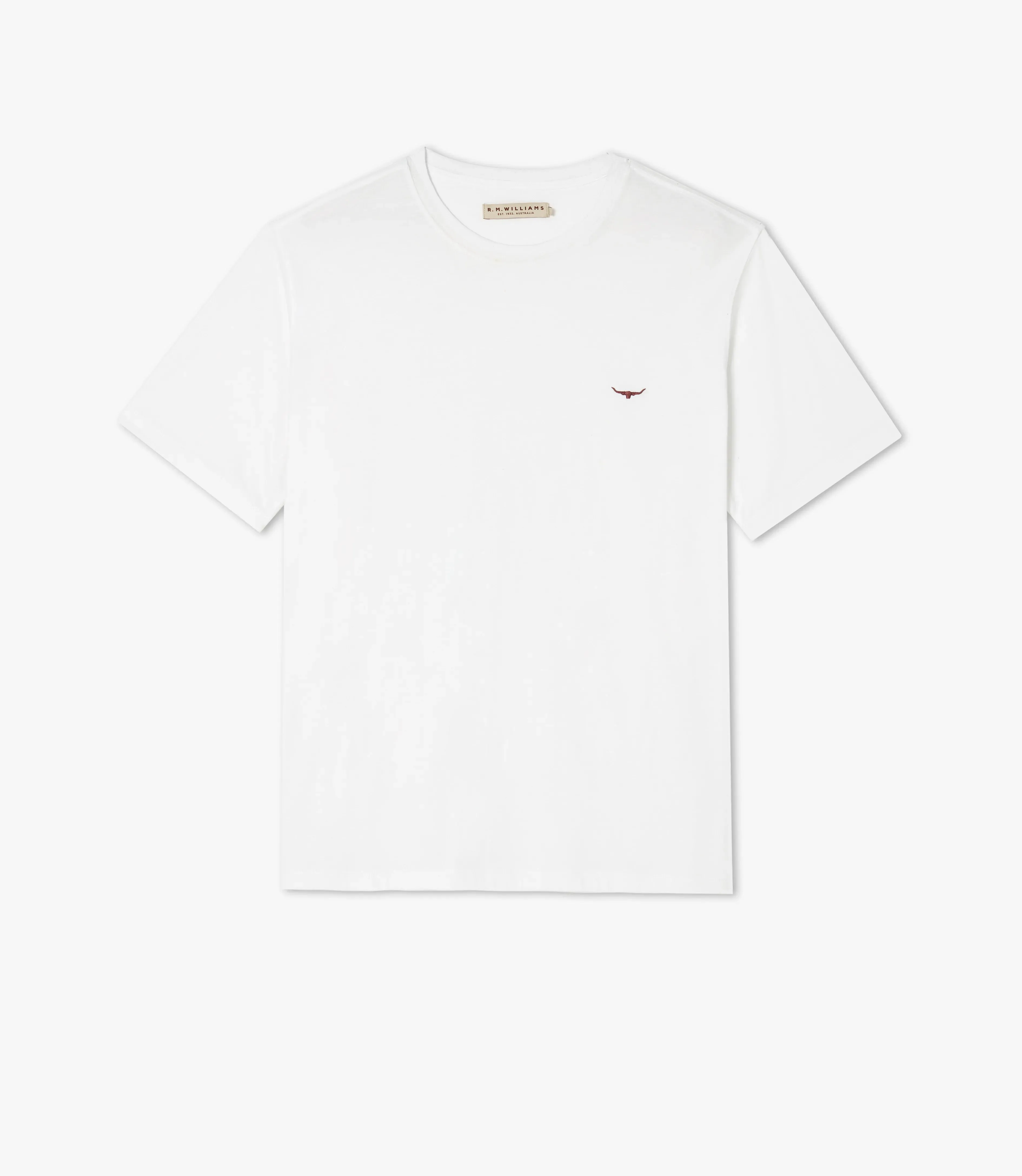 Parson T-shirt - White/Chestnut
