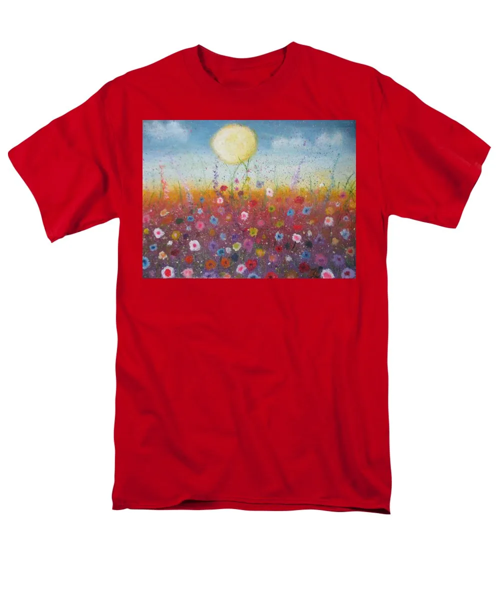 Petalled Skies ~ Men's T-Shirt  (Regular Fit)