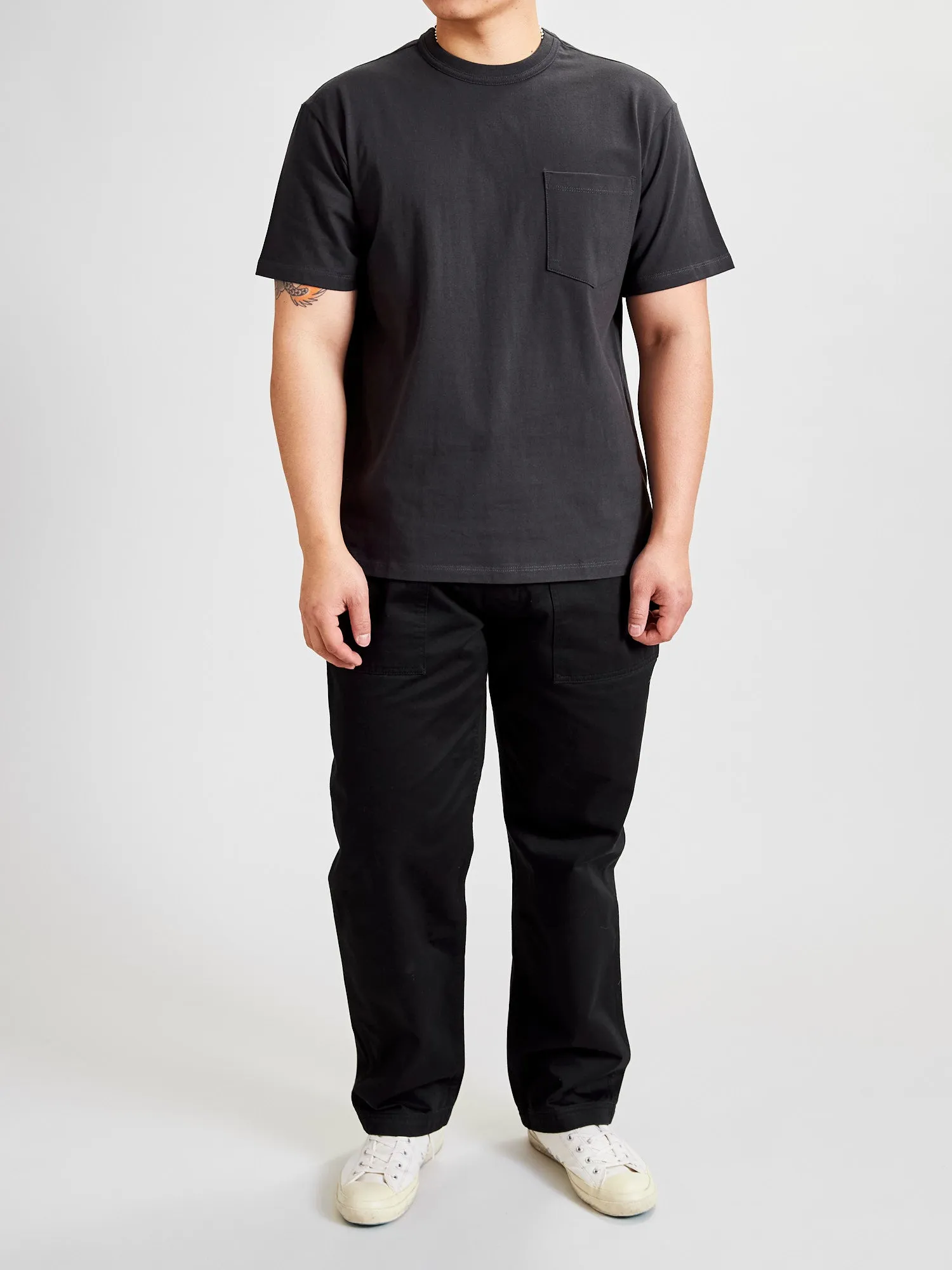 Pocket T-Shirt in Charcoal