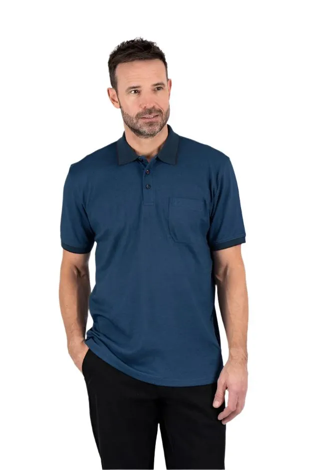 Pre End Mens Texas Polo Dark Petrol
