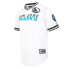 Pro Standard NHL Classic Mesh Tee San Jose Sharks White/Black/White