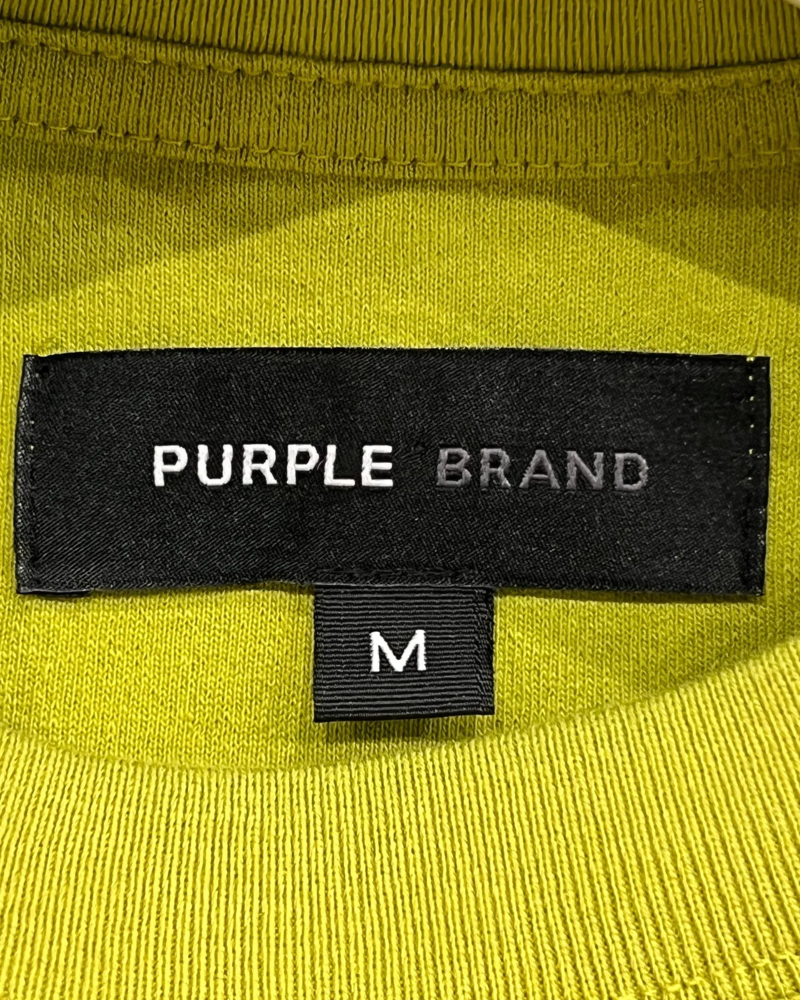 Purple Brand P104-JGSP Textured Jersey Tee Grn
