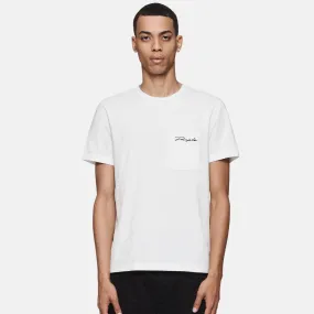 Purple Brand Script White T-Shirt
