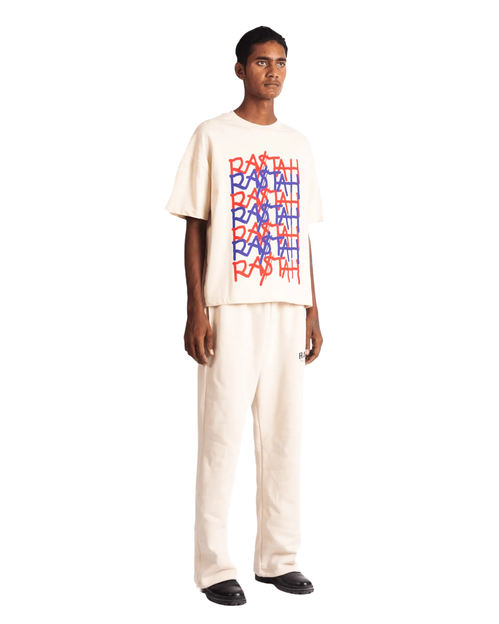 "KARACHI NIGHTS" BEIGE T SHIRT