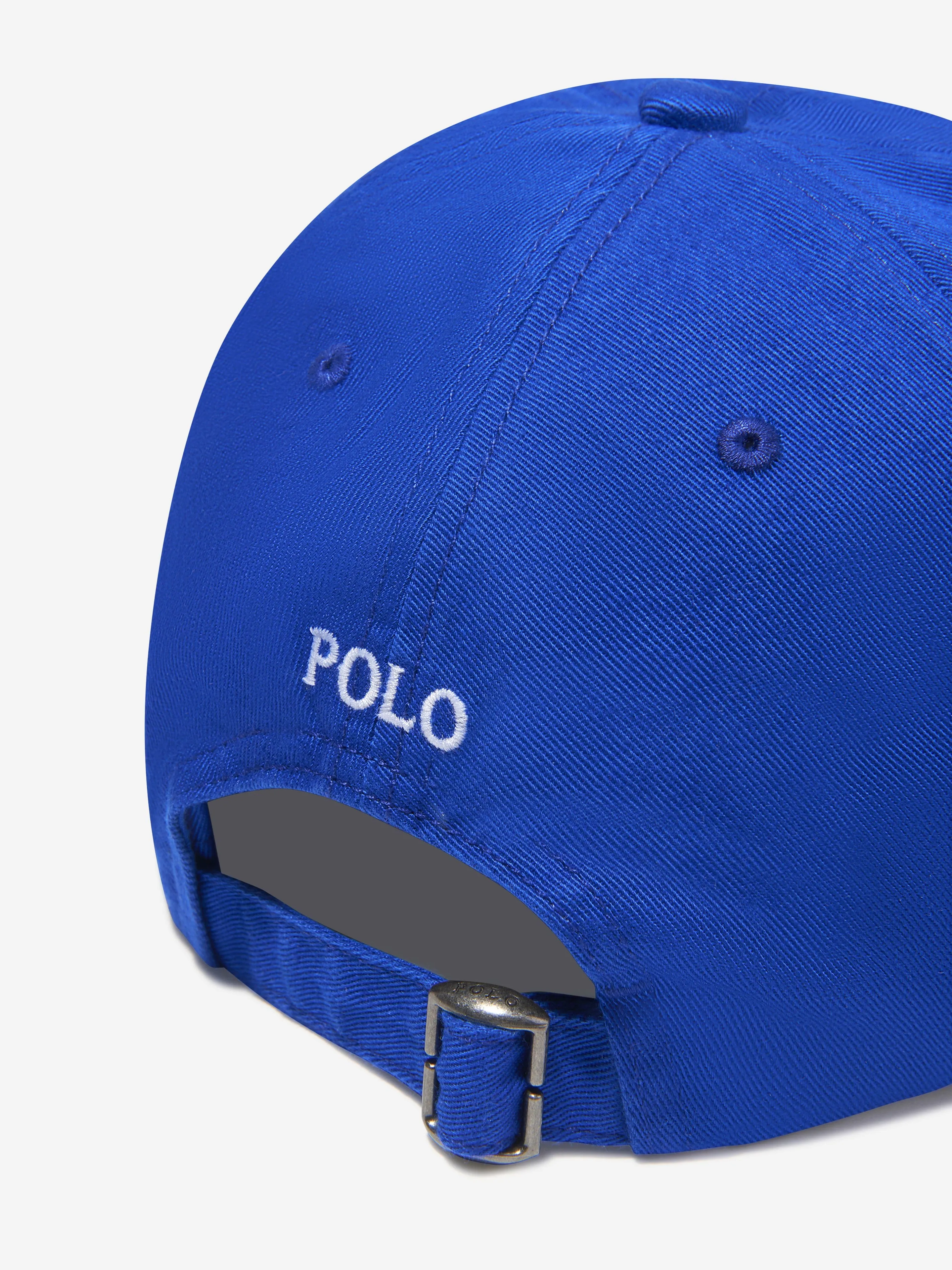 Ralph Lauren Boys Cotton Twill Polo Bear Cap