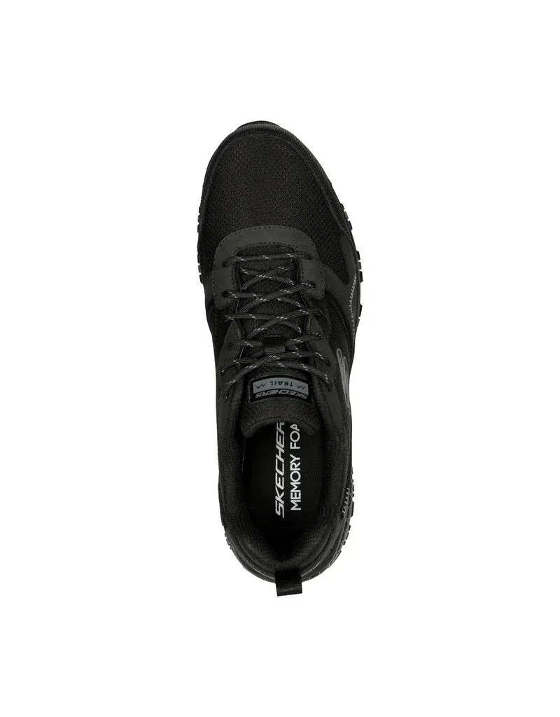SKECHERS MENS HILLCREST ROCKY DRIFT - BLACK