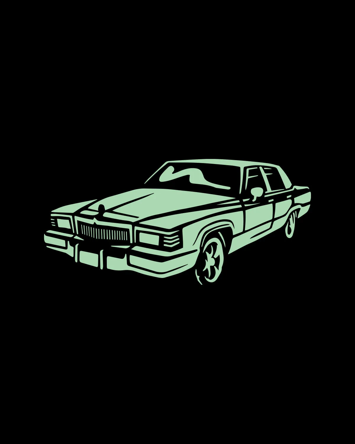 T-shirt Phoque Apparel noir Lets Go