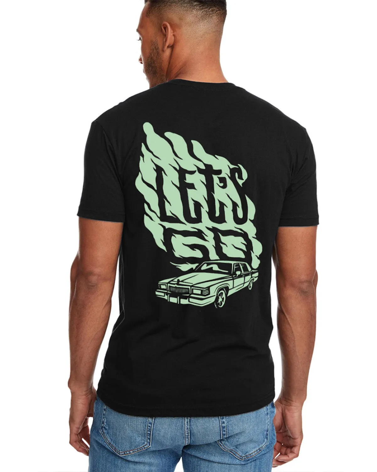 T-shirt Phoque Apparel noir Lets Go