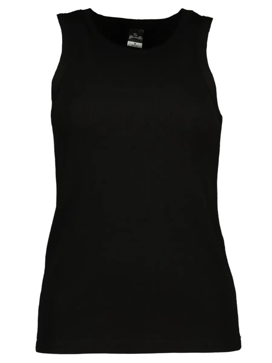 Textured Black Vest