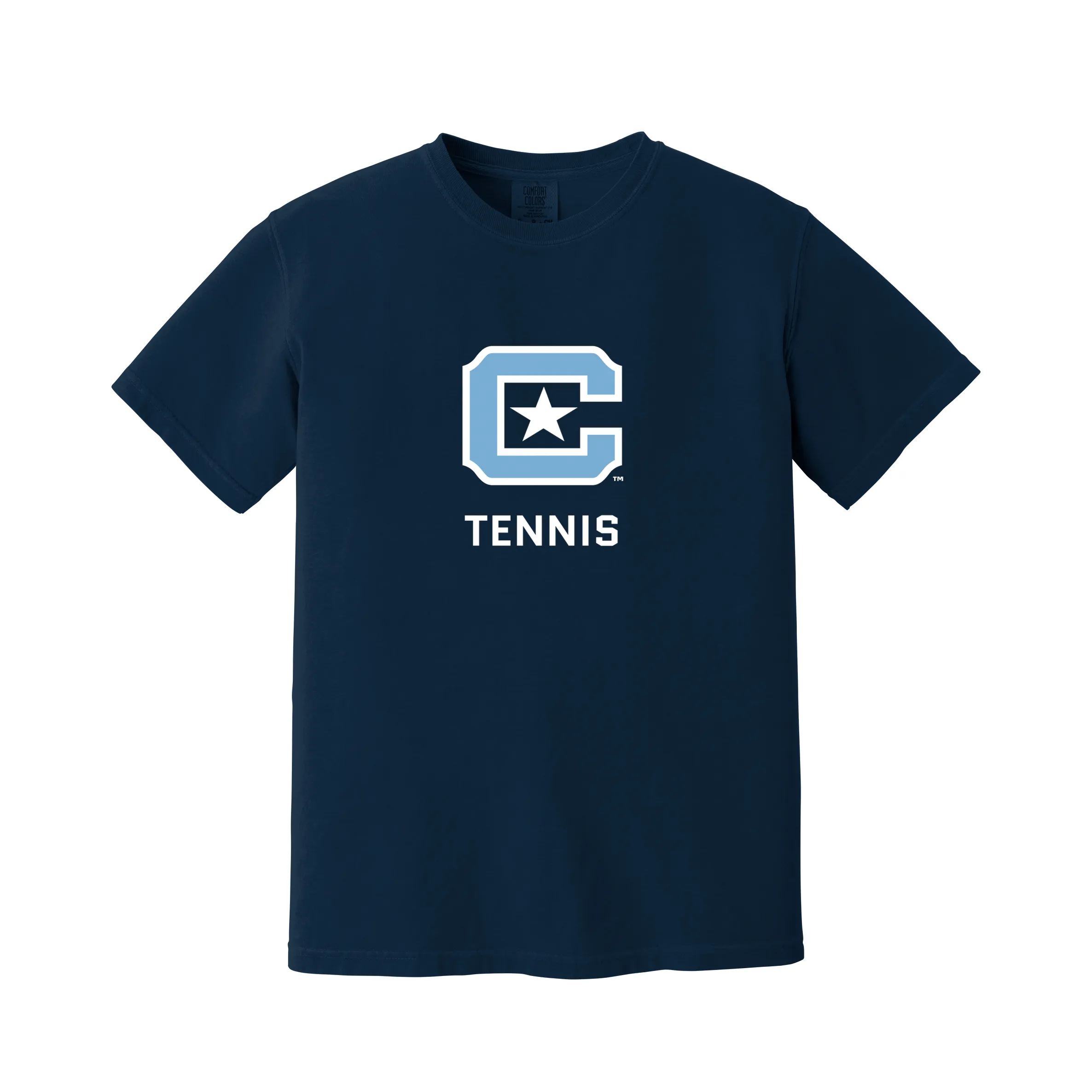 The Citadel C,Sports - Tennis,  Comfort Colors ® Heavyweight Ring Spun Tee Shirt
