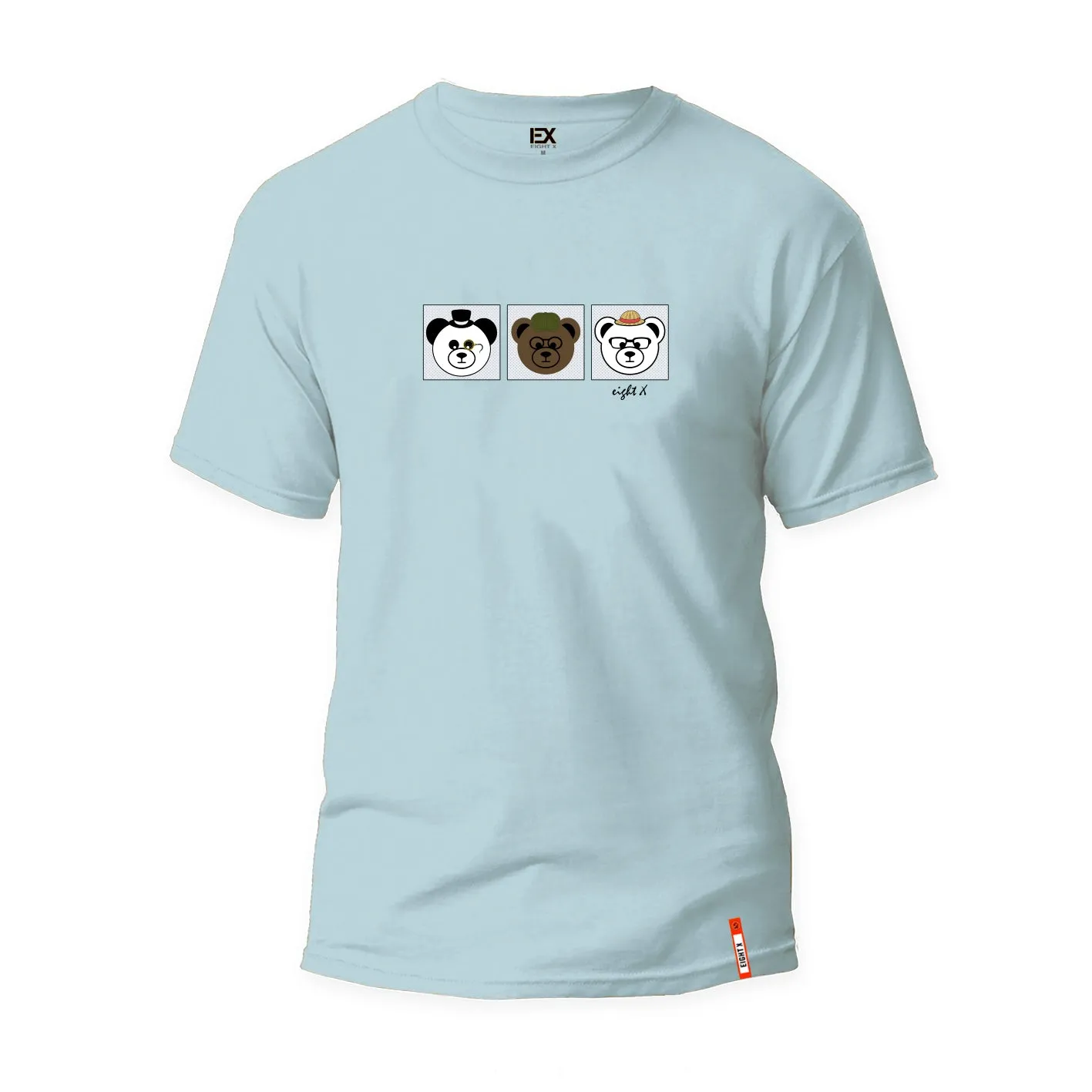 Three Bears Graphic T-Shirt - Sage Green
