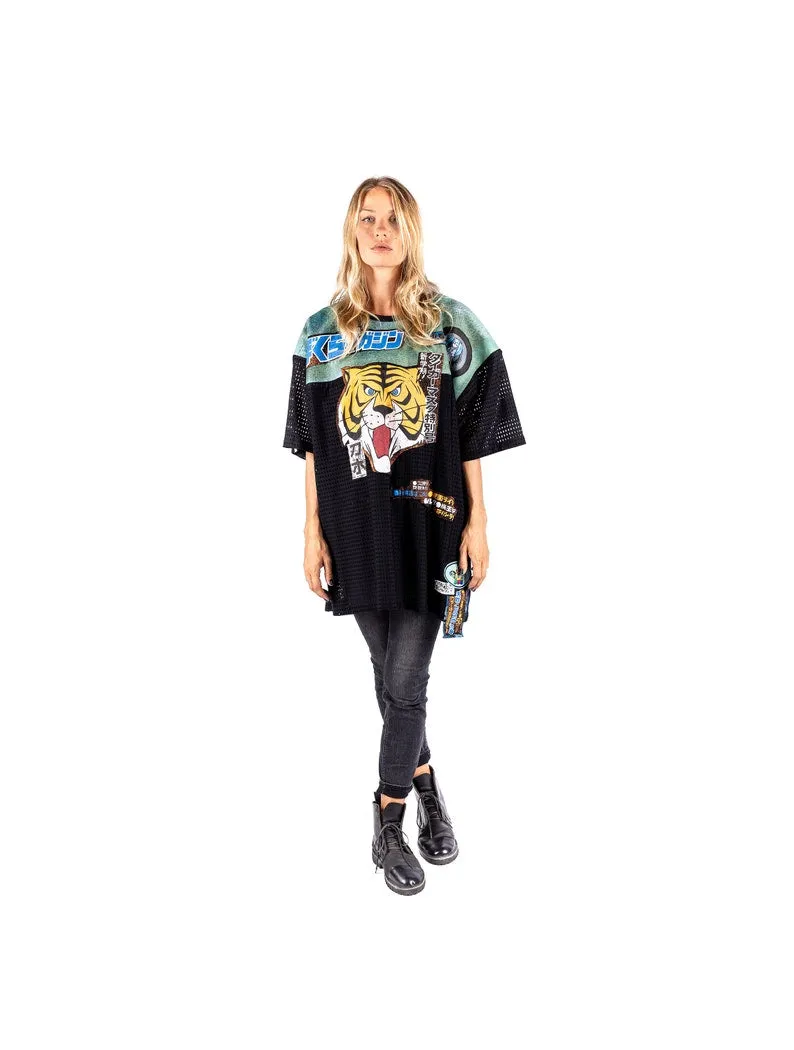 Tiger Wave Anime Sports ONE OF A KIND Oversize T-shirt