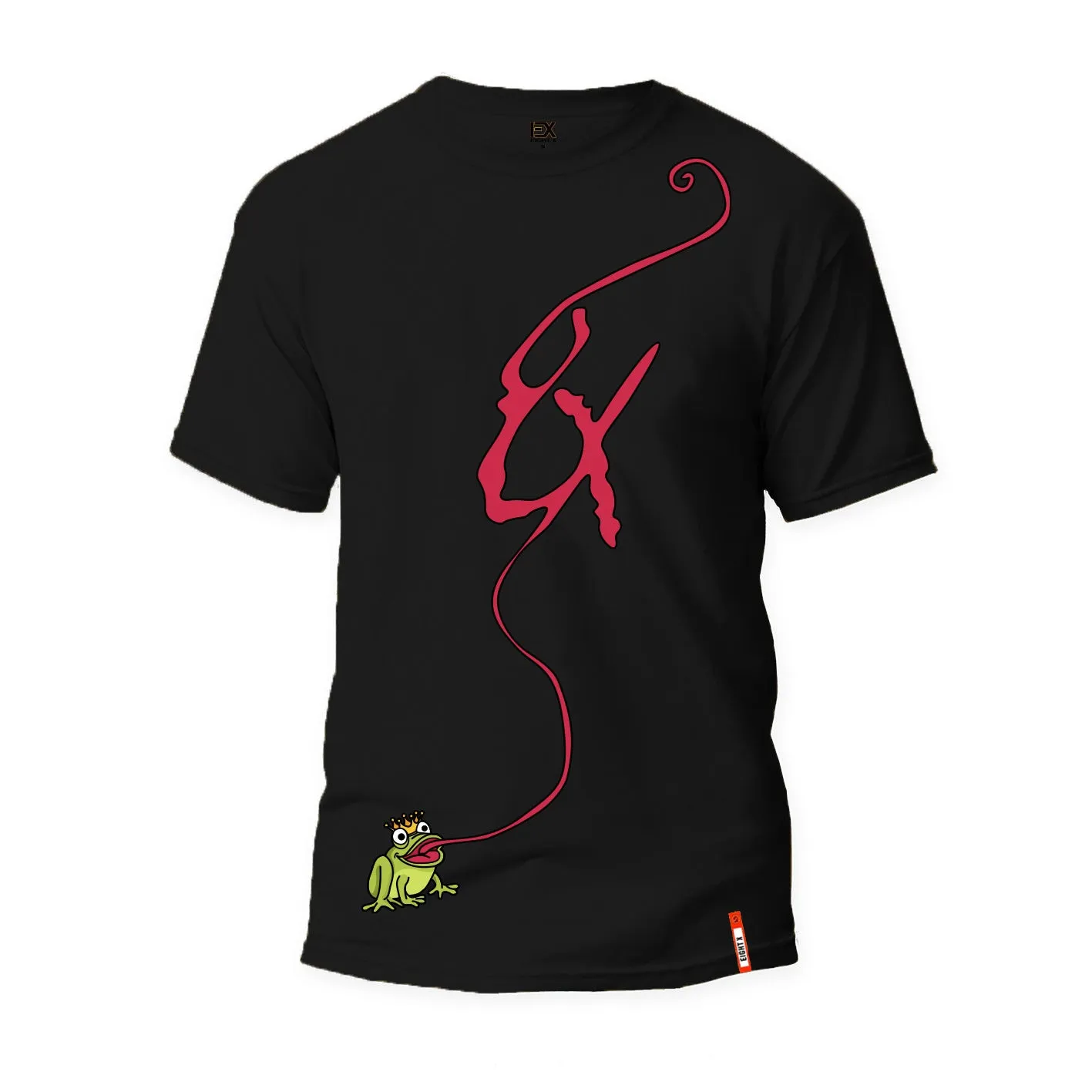 Tongue Twister Graphic T-Shirt - Black
