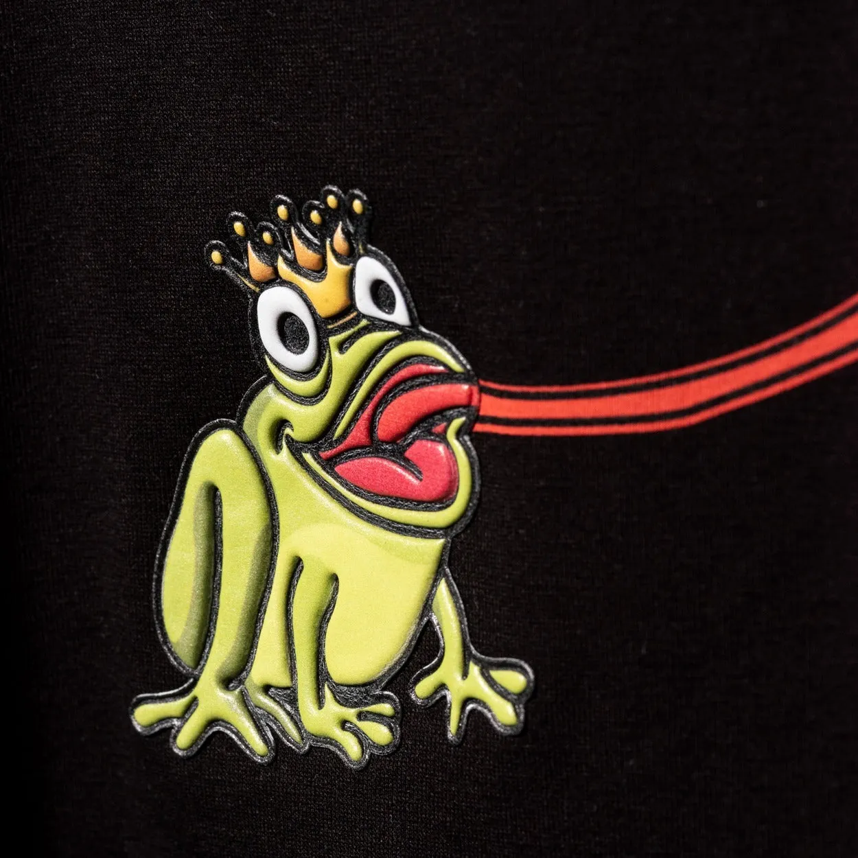 Tongue Twister Graphic T-Shirt - Black