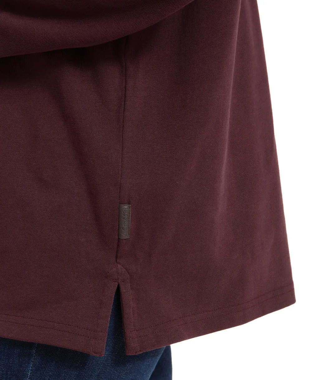 Unisex Exmouth Heritage Quarter Zip Wine