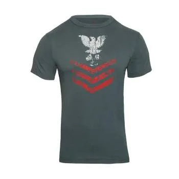 Vintage Style ''Naval Rank Insignia'' T-Shirt