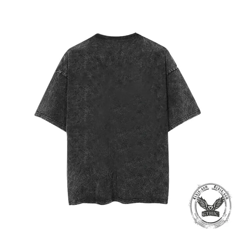 Vintage Washed Black Death Rat T-shirt