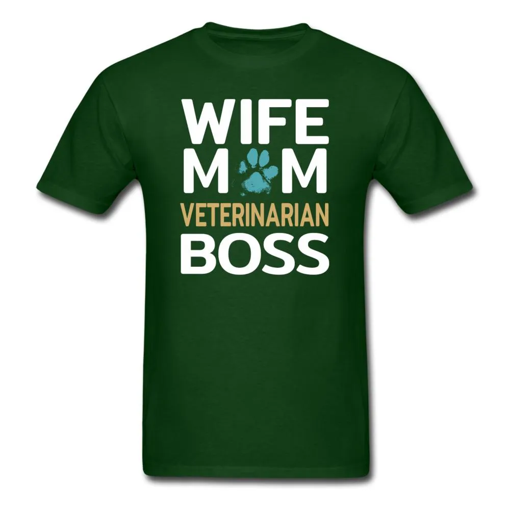 Wife Mom Veterinarian BOSS Unisex T-shirt
