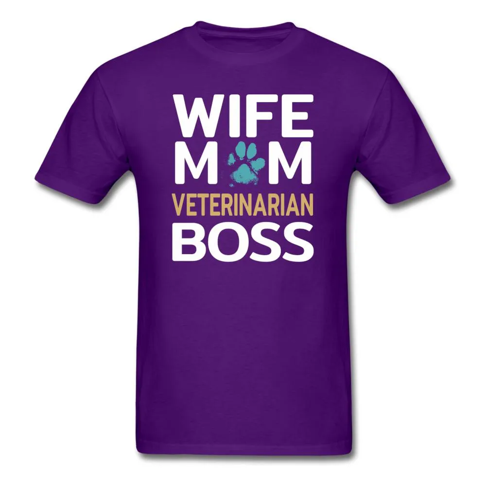 Wife Mom Veterinarian BOSS Unisex T-shirt